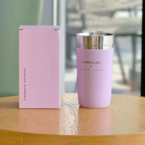 Starbucks x Stanley 2024 China Summer Reserve Pink Purple 16oz SS Tumbler