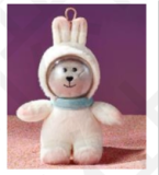 Starbucks 2024 Taiwan Mid Autumn Festival Rabbit Keychain ship after 14th Aug.
