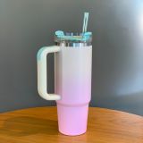 Starbucks x Stanley 2024 Taiwan Pink Beige 30oz SS Tumbler