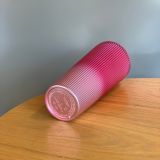 No Tag Starbucks Pink Gradient Stripe Venti Tumbler