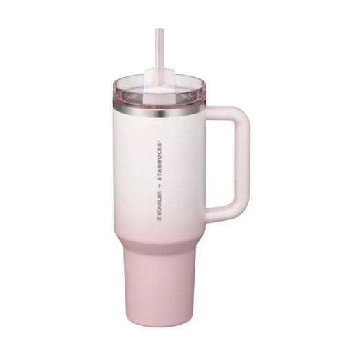 Starbucks x Stanley 2024 Korea Summer Pink Gradient 40oz SS Tumbler