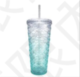 Starbucks 2024 Taiwan Anniversary Blue Gradient Scale 24oz Tumbler ship after 11th Sept.