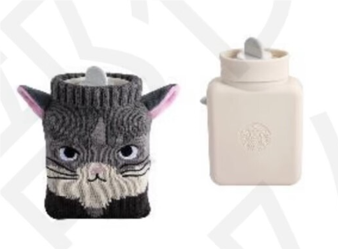 Starbucks 2024 Taiwan Halloween Grey Cat hot water bag ship after 2nd Oct.