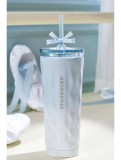 Starbucks 2024 China Ice Blue Ballet 12oz SS Tumbler with Topper