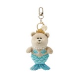 Starbucks 2024 China Anniversary Mermaid Siren Bear Keychain ship after 2nd Sept.