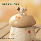Starbucks 2024 China Autumn Bear Lid 14oz Mug