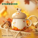 Starbucks 2024 China Autumn Bear Lid 14oz Mug