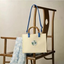 Starbucks 2024 China Blue and White Porcelain Tote Bag