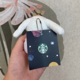 Starbucks 2024 China Cup Rabbit Mini Bear Toy Keychain