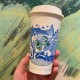 Starbucks 2024 China 25th Anniversary blue and white porcelain 16oz Plastic Reusable Cup