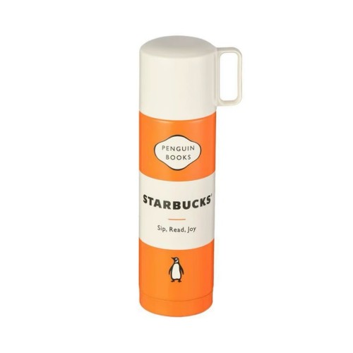 Starbucks 2024 Korea Penguin Orange 17oz SS Tumbler