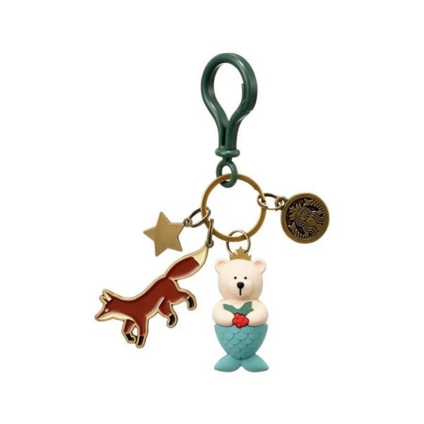 Starbucks 2024 Korea Anniversary Siren Bear Keychain