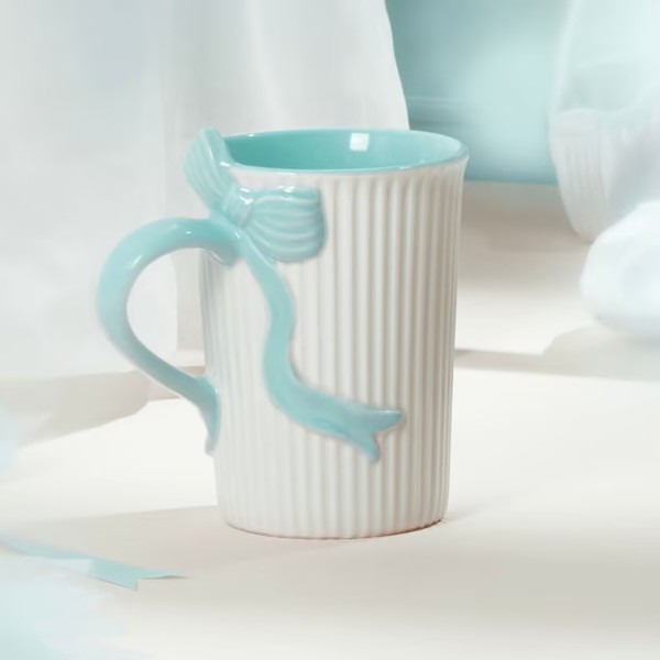 Starbucks 2024 China Ice Blue Ballet Bow 12oz Mug