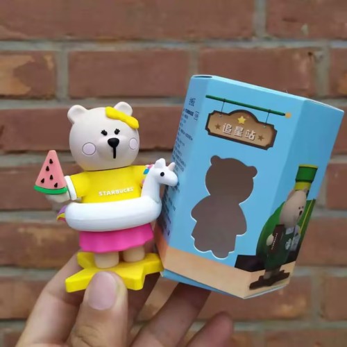 Starbucks China Watermelon Bear Display Toy
