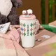 Starbucks 2024 China Travel Panda Magnet Lid 16oz SS Desktop Cup
