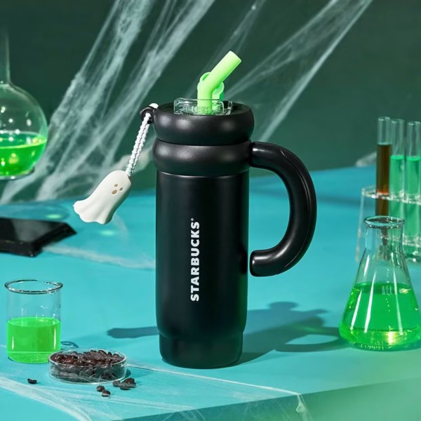Starbucks 2024 China Halloween Green Ghost 32oz SS Tumbler