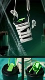 Starbucks 2024 China Halloween Green Ghost Double Drinking Mouth 12oz SS Tumbler with Sleeve