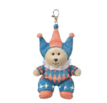 Starbucks 2024 Taiwan Christmas Carnival Clown Mini Bear Toy Keychain ship after 1st Nov.