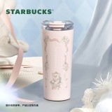 Starbucks 2024 China Princess Afternoon Tea Pink Bear 23oz SS Tumbler