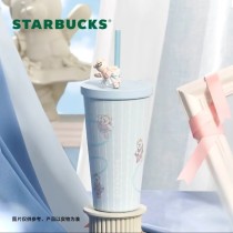 Starbucks 2024 China Princess Afternoon Tea Blue Bear 19oz SS Straw Tumbler with Topper