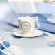Starbucks 2024 China Princess Afternoon Tea Blue Swan 8oz Mug with Coaster