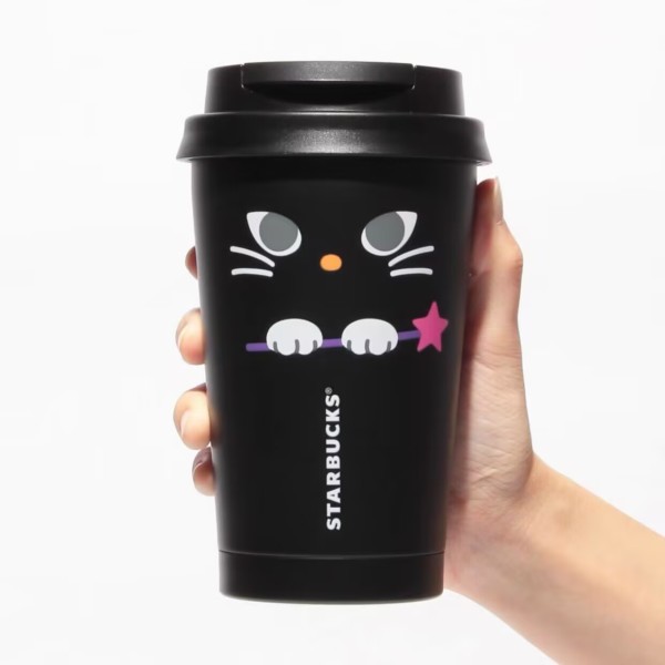 Starbucks 2024 Japan Halloween Black Cat 12oz SS Tumbler