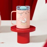Starbucks 2024 China Cute Pet Party Two Drinking Mouth 14oz SS Desktop Cup