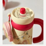 Starbucks 2024 China Cute Pet Party 32oz SS Tumbler with Keychain
