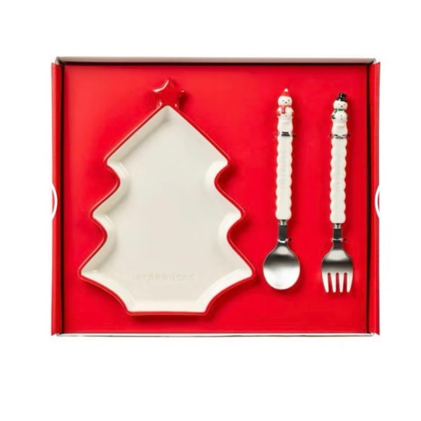 Starbucks 2024 Korea Christmas Tableware Set