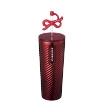 Starbucks 2024 Korea Christmas Red 16oz SS Tumbler