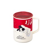 Starbucks 2024 Korea Christmas Dog 16oz SS Desktop Cup