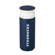 Starbucks 2024 Korea Christmas Blue Logo 17oz SS Tumbler