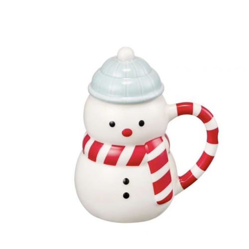 Starbucks 2024 Korea Christmas Snowman Mug