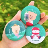 Starbucks 2024 China Christmas Hand Bag Mini Bear Toy Keychain Pin Set