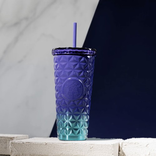 Starbucks 2024 HK Christmas Starry Sky Blue Dion 20oz SS Tumbler