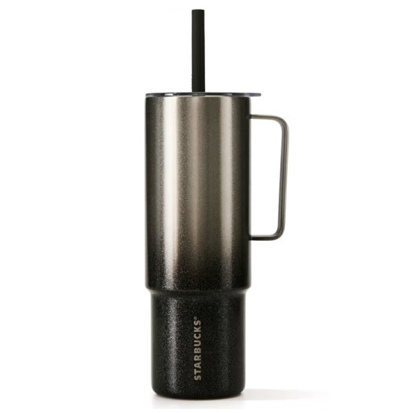 Starbucks 2024 China Winter Fireworks Silver and Black 33oz SS Tumbler