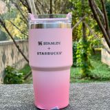 Starbucks x Stanley 2024 Korea Christmas Pink 20oz SS Tumbler