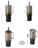Starbucks 2024 China Winter Fireworks Silver and Black 33oz SS Tumbler