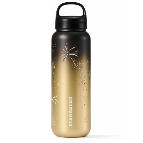 Starbucks 2024 China Winter Fireworks Gold and Black 18oz SS Tumbler