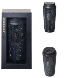 Starbucks 2024 China Winter Fireworks Black Rhinestone SS Tumbler with Gift Box ship afrer 10th Dec. Just 2025 pieces