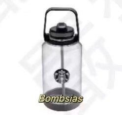 Starbucks 2024 Taiwan Winter Black Siren 64oz Plastic Tumbler ship after 27th Dec.