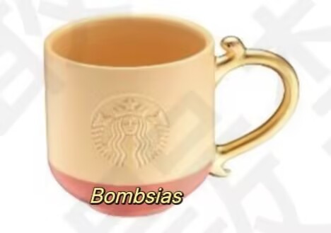 Starbucks 2025 Taiwan Year of Snake Gold Handle 12oz Mug ship after 2nd Jan.