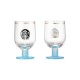 Starbucks 2024 Korea Christmas Hotel 12oz Glass Cup Set ( two cups for a set)