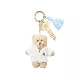 Starbucks 2024 Korea Christmas Hotel bathrobe Mini Bear toy