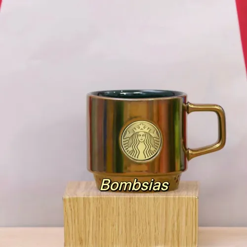 Starbucks 2024 China Christmas Brown Gold 14oz Mug