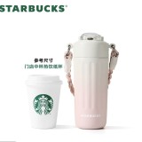 Starbucks 2024 China Christmas Pink Stripe 21oz SS Tumbler
