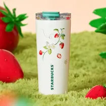 Starbucks 2024 China Winter Strawberry Rabbit 24oz SS Tumbler