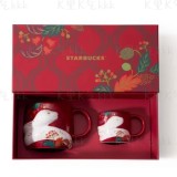Starbucks 2025 China Year of Snake 12oz and 3oz Mug Set ship after 31th Dec.