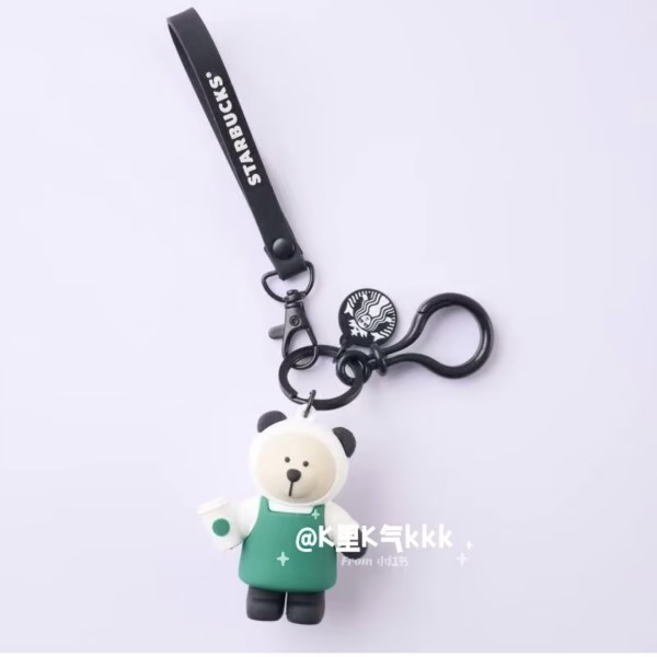 Starbucks 2025 China Panda Bear Keychain ship after 31th Dec.