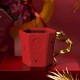 Starbucks 2025 China Year of Snake Elegant Gold Handle Red 13oz Mug ship after 31th Dec.